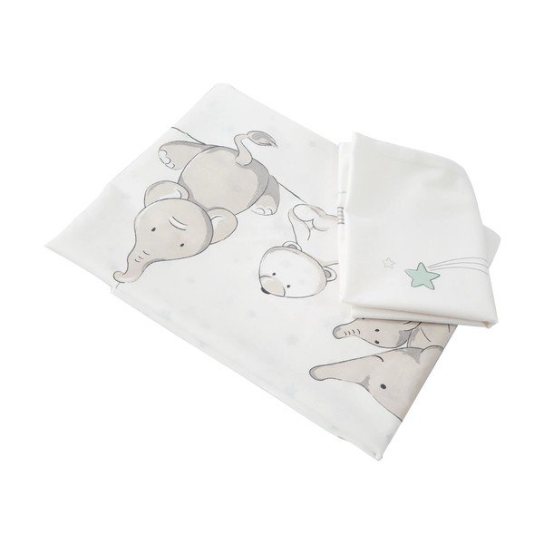 Сива люлка на колела с балдахин 40x90 cm Strenenzauber - Roba-image-4