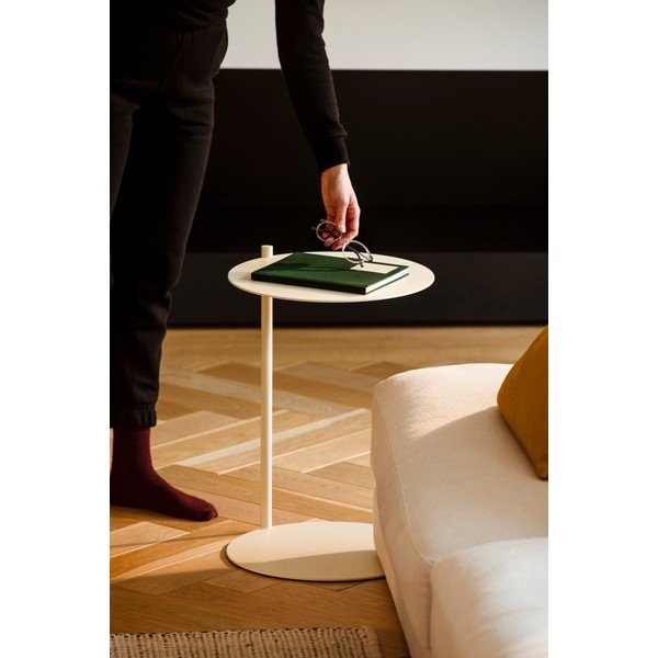 Стоманена кръгла странична масичка 41x40 cm Ande – noo.ma-image-4