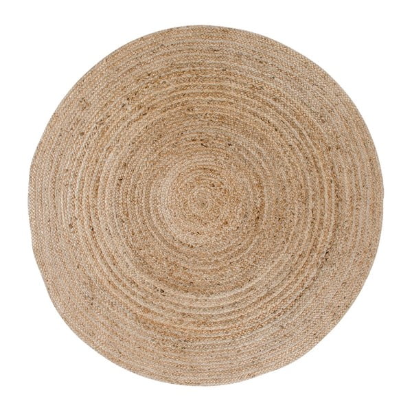 Светлокафяв кръгъл килим, ø 180 cm Bombay - House Nordic