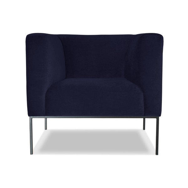 Tmavě modré křeslo Windsor & Co. Sofas Neptune
