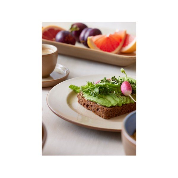 Бежова десертна чиния от керамика ø 22 cm - Bitz-image-2