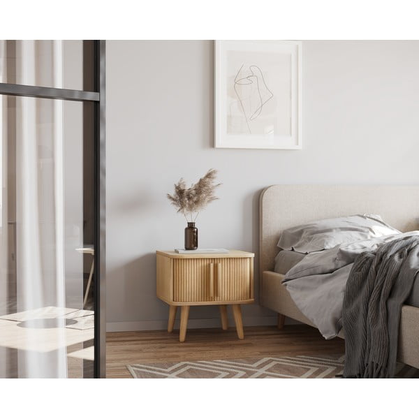 Нощно шкафче от дъбова дървесина Rove - Woodman-image-1