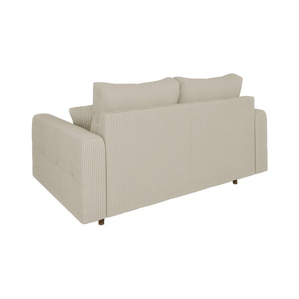 Бежов диван от рипсено кадифе 150 cm Ariella – Ropez-image-2