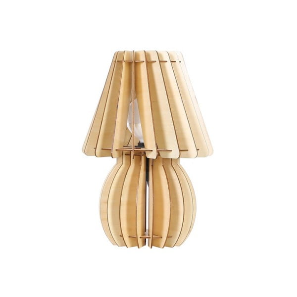 Настолна лампа в естествен цвят Strada Holz - 360 Living