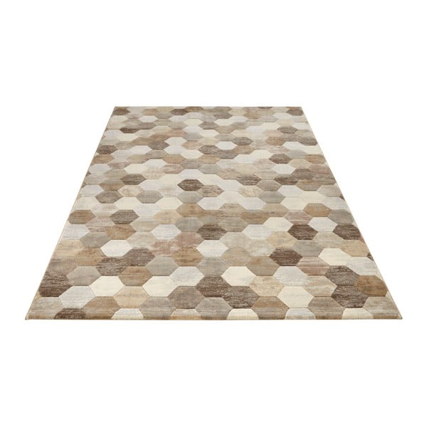 Кафяв и кремав килим Arty Manosque, 80 x 150 cm - Elle Decoration-image-3