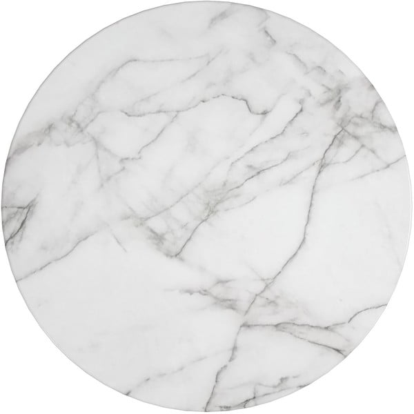 Бяла/ в златист цвят кръгла масичка за кафе от декор от мрамор ø 79 cm Gwyneth – CosmoLiving by Cosmopolitan-image-2