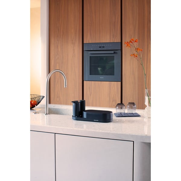 Сива пластмасова стойка за препарати SinkStyle – Brabantia-image-2