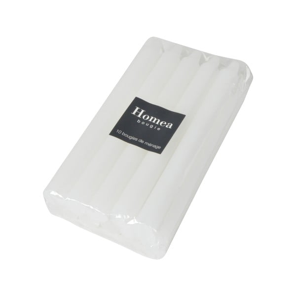 Свещи в комплект от 10 броя с време на горене 7 часа – Homéa-image-1