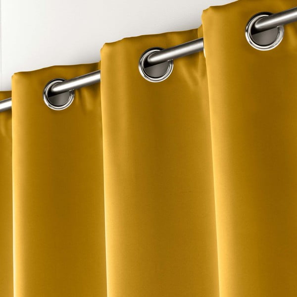 Жълта затъмняваща завеса 135x280 cm Occult – douceur d'intérieur-image-1