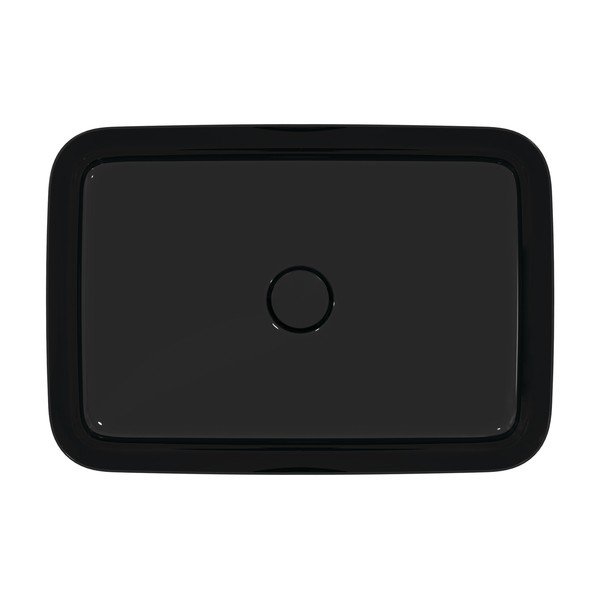 Черна гланцирана керамична мивка 55x38 cm Ipalyss – Ideal Standard-image-2