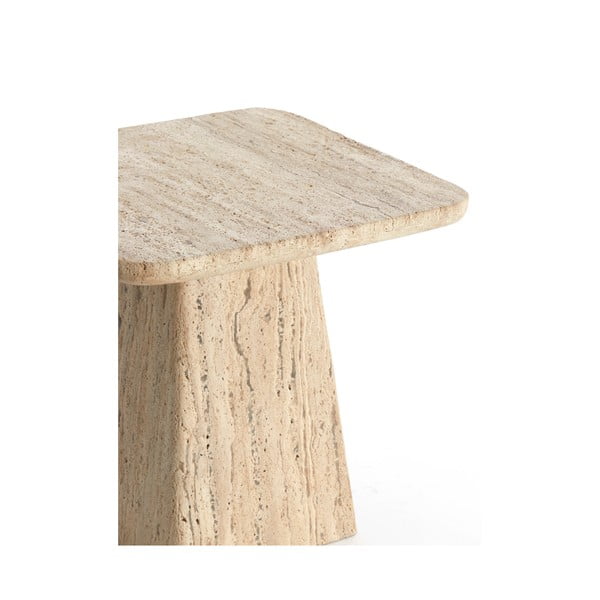 Странична масичка с скаменен плот за маса 45x45 cm Kepami – Light & Living-image-4