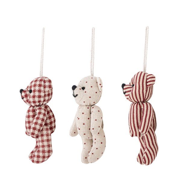 Текстилни Коледни украси в комплект 3 бр. 5 cm Salwa – Bloomingville-image-3