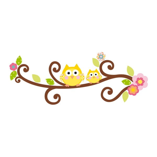 Samolepka Scroll Tree Letter Branch-image-1
