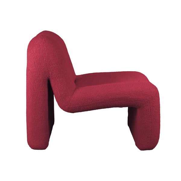 Кресло от букле в червено и бордо Fuerza – Leitmotiv-image-1