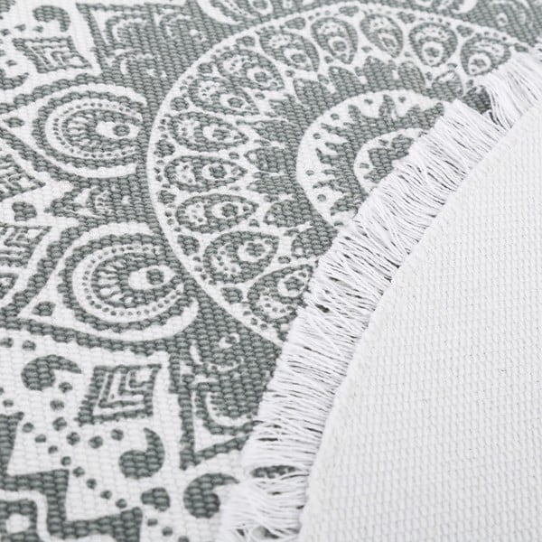 Sada 2 šedých kulatých koberců Unimasa, ⌀ 90 cm-image-3