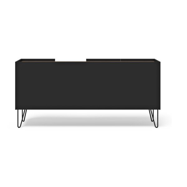 Нисък скрин в кафяво-черно от орех 180x83 cm Nina - TemaHome-image-3
