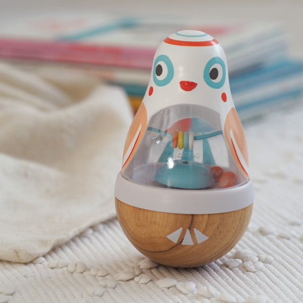 Бебешка люлееща се играчка Снежен човек - Djeco-image-2