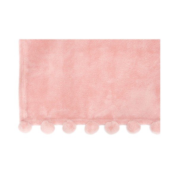 Pléd Pom Pom Pink, 127x152 cm-image-1
