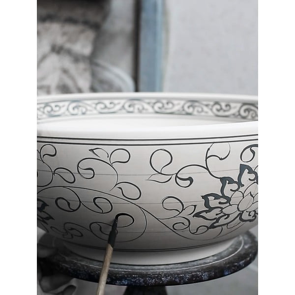 Бяла керамична мивка 60x40 cm Priori – Sapho-image-1