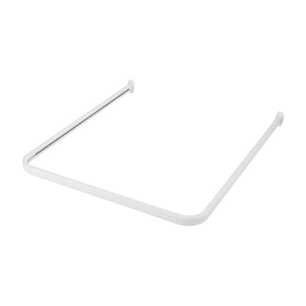 Бял прът за душ завеса Era – Wenko-image-3