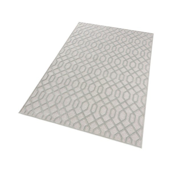 Сив килим от вискоза , 80 x 125 cm Caine - Mint Rugs-image-3