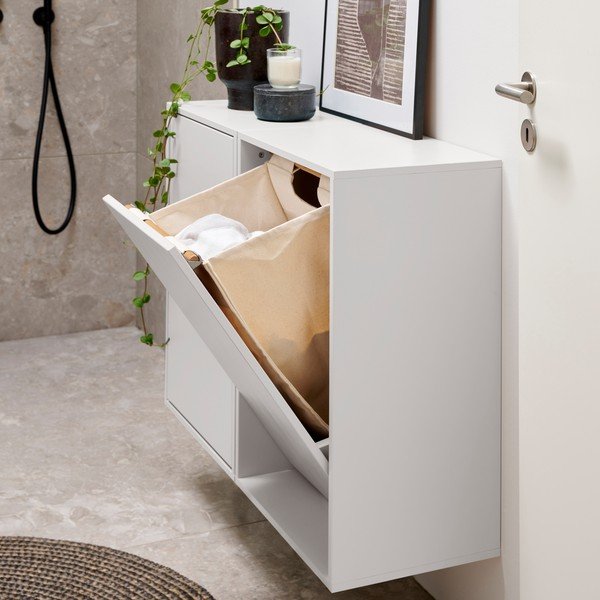 Бял стенен кош за пране Laundry Box – ReCollector-image-2