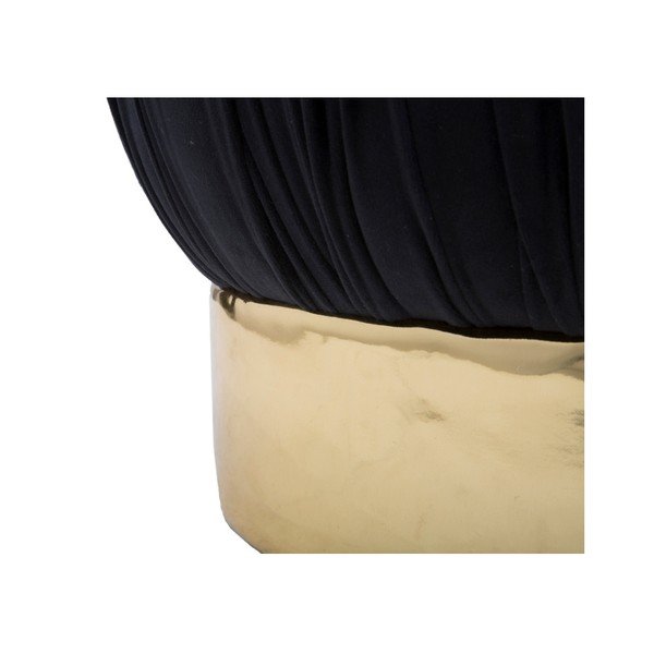 Черен пуф със система за съхранение Paris, ⌀ 41 cm - Mauro Ferretti-image-2