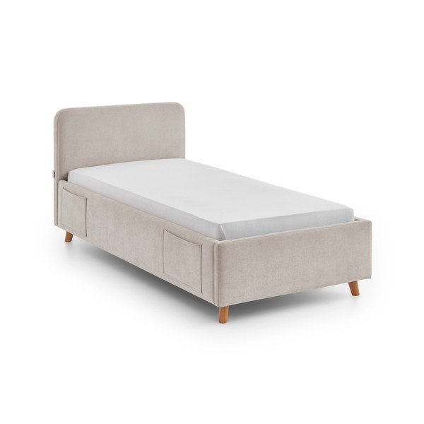 Бежово детско легло 90x200 cm без ламелно дъно Cosy – Meise Möbel-image-4