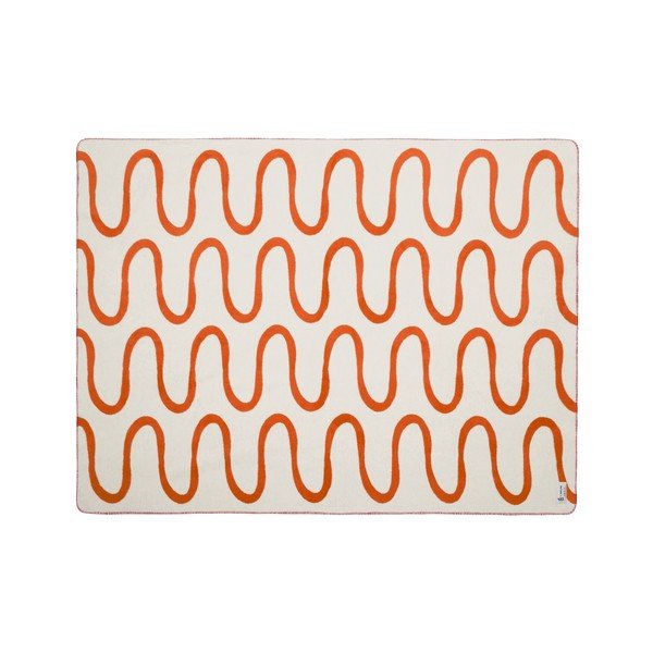 Оранжево одеяло 150x200 cm Swirl – noo.ma-image-4