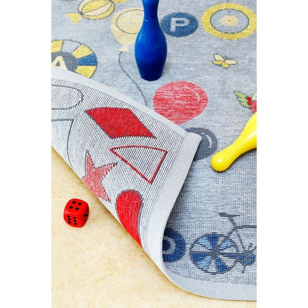 Сив двустранен детски килим , 160 x 230 cm Tähemaa - Narma-image-4