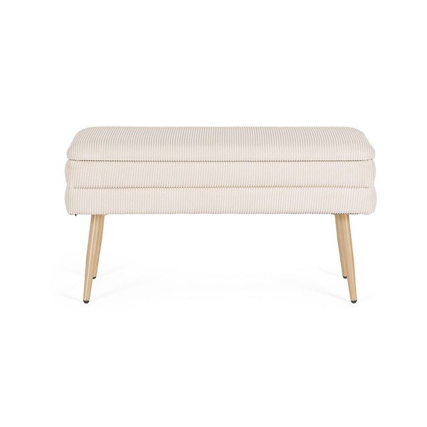 Бяла подплатена пейка Olga – Bizzotto