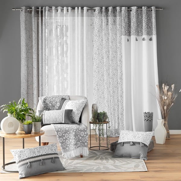 Сиво одеяло 125x150 cm Flavie – douceur d'intérieur-image-4