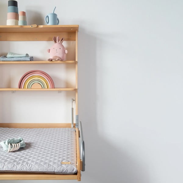 Висяща маса за преповиване в естествен цвят Roba style - Roba-image-4