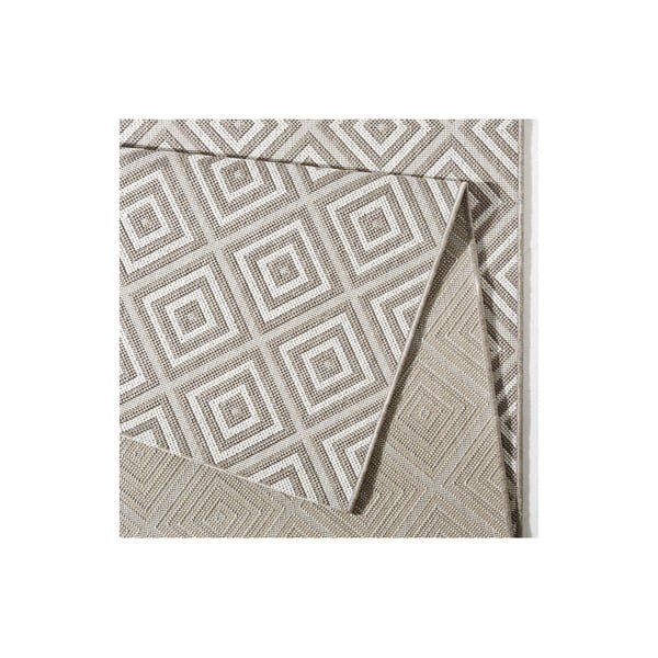 Сив килим за открито , 140 x 200 cm Karo - NORTHRUGS-image-2