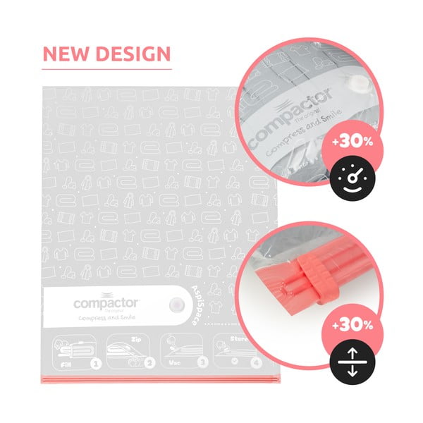 Вакуумни торбички в комплект от 3 броя Vacuum XL – Compactor-image-2