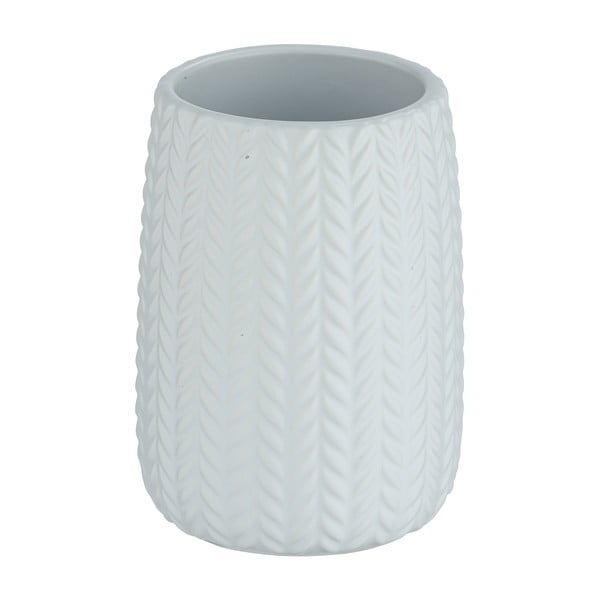 Бяла керамична чаша за четки за зъби Barinas - Wenko