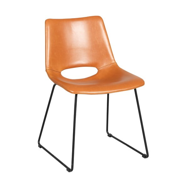 Кафяви трапезни столове в цвят коняк в комплект от 2 броя Manning - Rowico