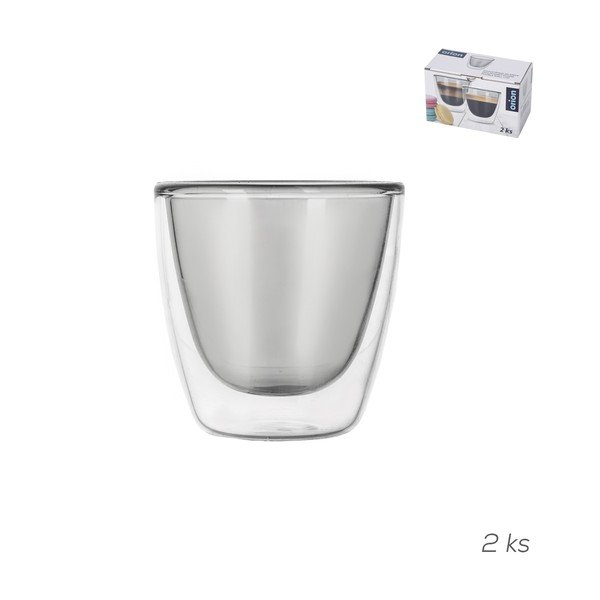 Стъклени чаши в комплект от 2 бр. за еспресо 110 ml – Orion-image-3