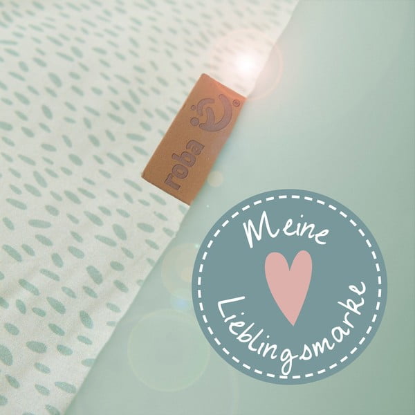 Светлозелено детско килимче за игра 100x100 cm Woodland Buddies – Roba-image-2