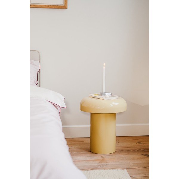 Стоманена кръгла странична масичка ø 40 cm Miko – noo.ma-image-2