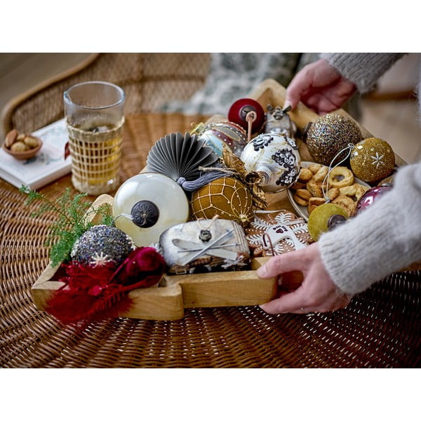 Коледен поднос за сервиране от мангово дърво Ronan - Bloomingville-image-1