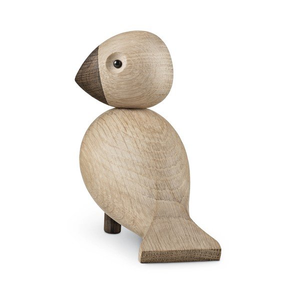 Статуетка от масивна дъбова дървесина Songbird Alfred - Kay Bojesen Denmark-image-2