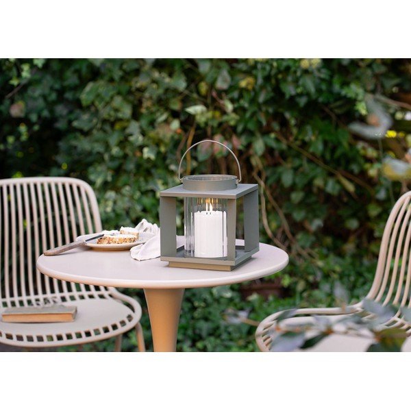 Метален/стъклен фенер (височина 20,5 cm) Lohals – House Nordic-image-2