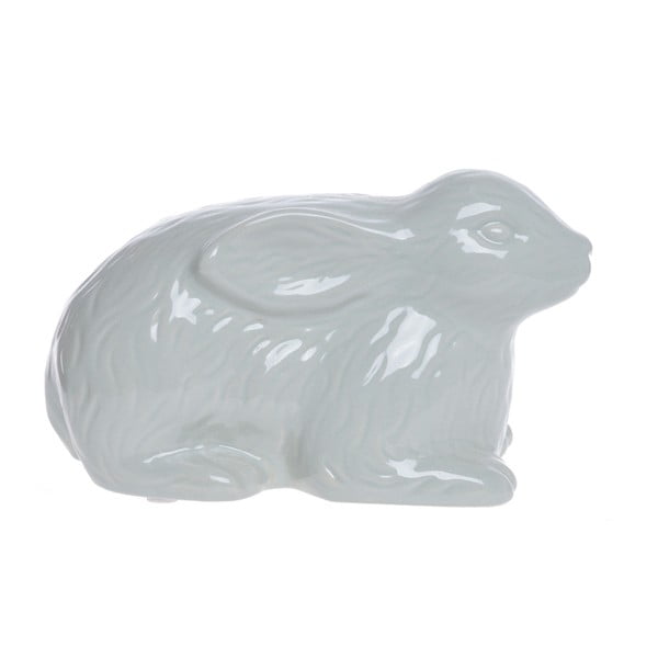 Zelená keramická dekorativní soška Ewax Fuzzy Rabbit