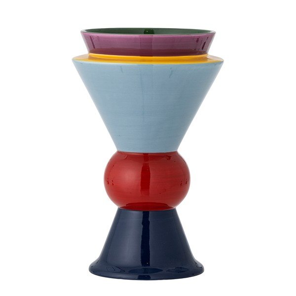 Керамична ръчно рисувана ваза (височина 26,5 cm) Trilla – Bloomingville