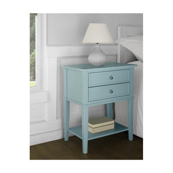 Светлосиньо нощно шкафче Franklin – Støraa-image-4