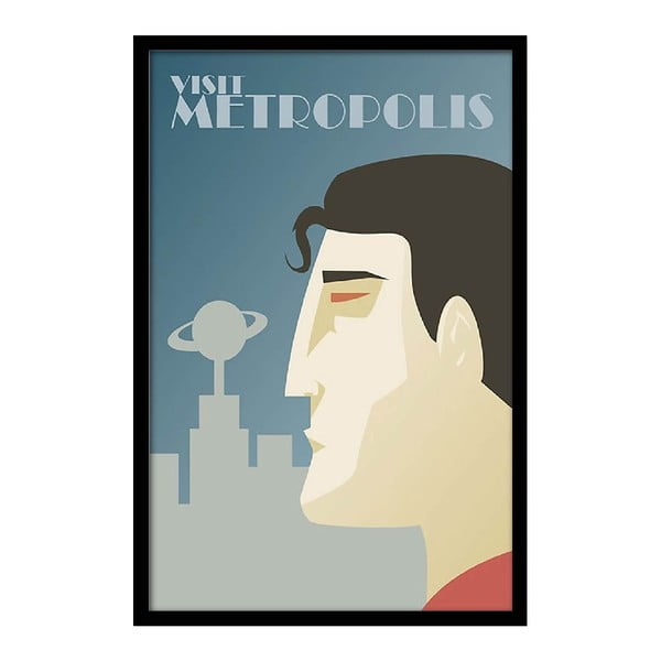 Plakát Visit Metropolis, 35x30 cm