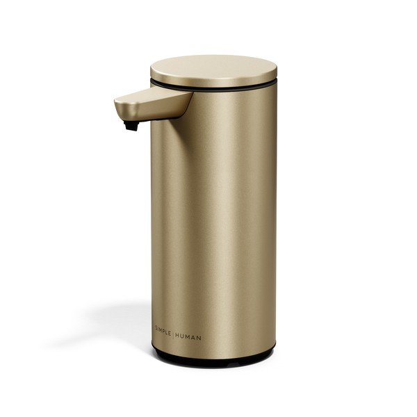 Матово златист автоматичен стоманен диспенсер за сапун 266 ml – simplehuman