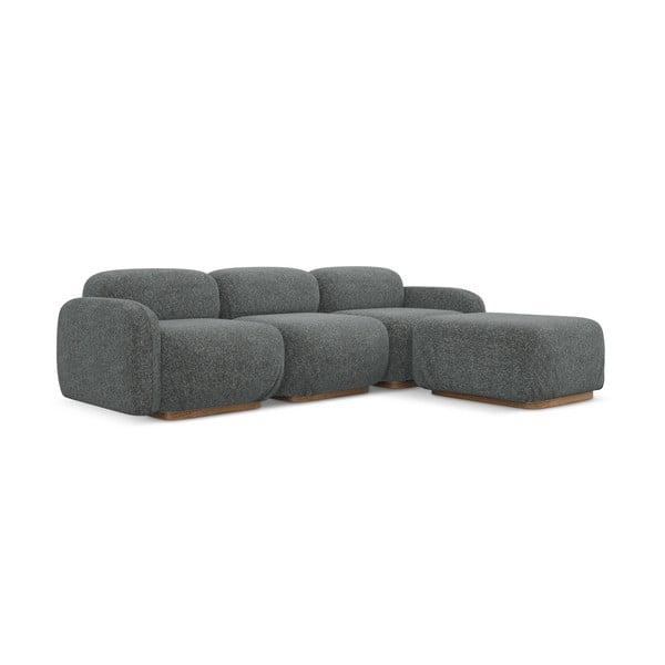 Сив модулен ъглов диван (променлив) Ailani – Makamii-image-1