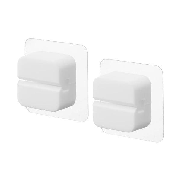 Бели силиконови мултифункционални държачи в комплект от 2 бр. Film Hook – YAMAZAKI